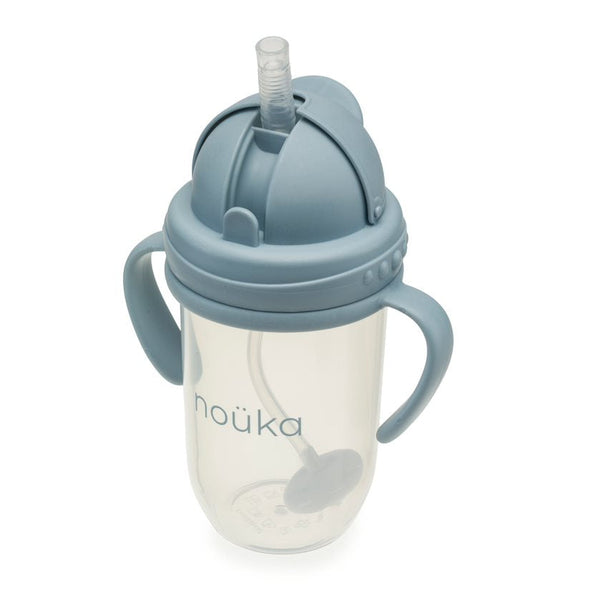 noüka Non-Spill Weighted Straw Cup 9 oz - Wave