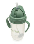 noüka Non-Spill Weighted Straw Cup 9 oz - Fern
