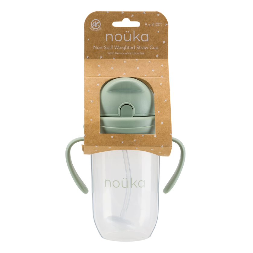 noüka Non-Spill Weighted Straw Cup 9 oz - Deep Ocean