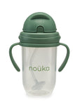 noüka Non-Spill Weighted Straw Cup 9 oz - Fern