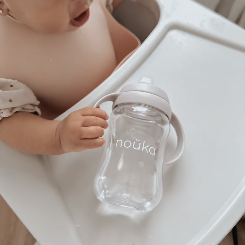 Tasse à bec souple noüka 8 oz - Sable doux