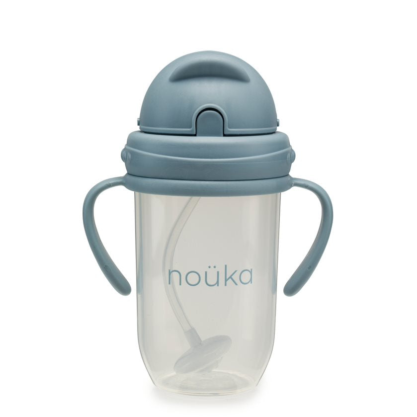 noüka Non-Spill Weighted Straw Cup 9 oz - Wave