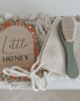 noüka Baby's First Hair Brush - Soft Blush